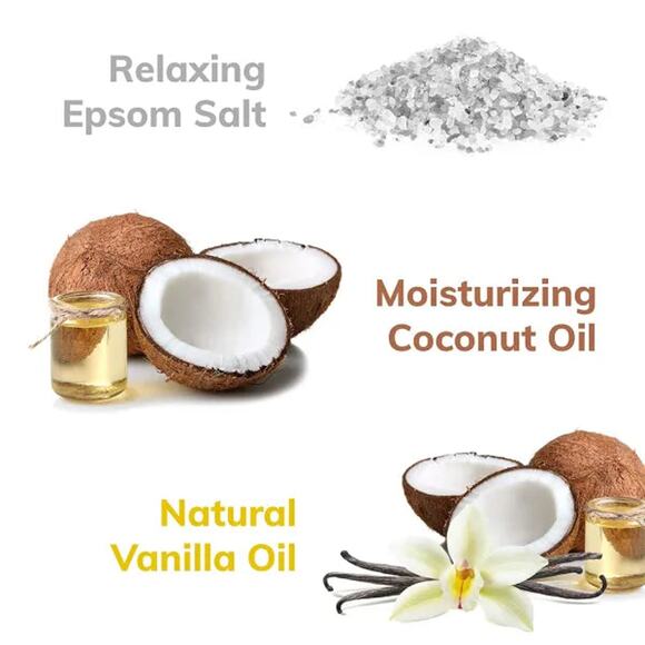 "Birthday Cake" Organic Bath Bomb in kraft box - 5 oz - Picture 4 of 7